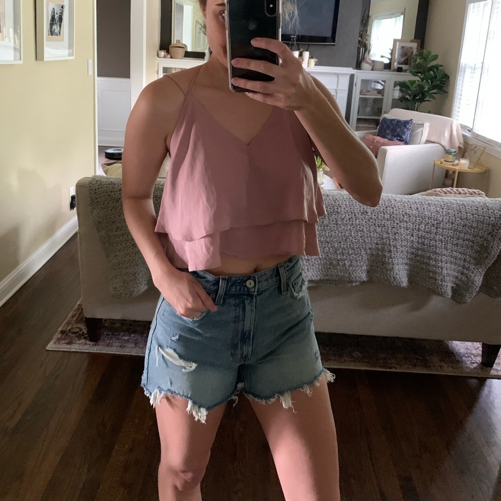 Lulus mauve pink top
